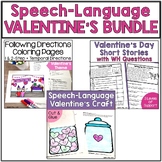 Valentine's Day Speech and Language Bundle - February Spee