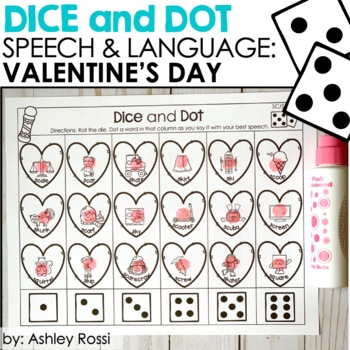Preview of Valentine's Day Speech Therapy - Articulation and Language Activities