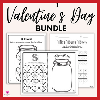 Preview of Valentine's Day Speech Therapy Bundle