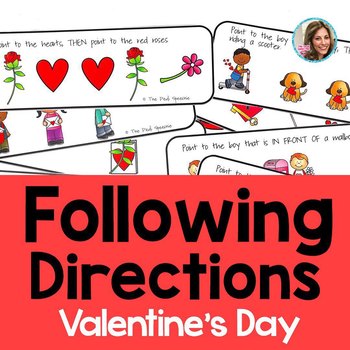 Preview of Valentines Day Activity Card Game Speech Therapy Valentine’s Day Activities