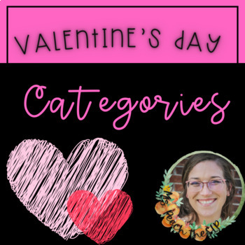 Preview of Valentine's Day Speech and Language Categories Sort: NO PREP PRINTABLES!