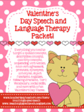 Valentine's Day Speech and Language Packet!