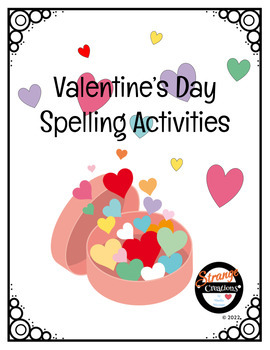 Preview of Valentine's Day Spelling Activities
