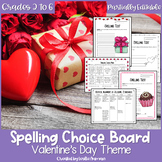 EDITABLE Valentine's Day Spelling Choice Board