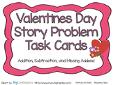 Valentine's Day Story Problem Task Cards