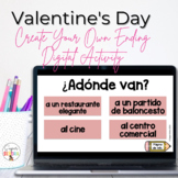 Valentine's Day Create-Your-Own-Ending for Spanish Class (