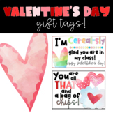 Valentine's Day Student Gift Tags- Multiple options, comes