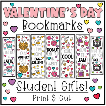 Preview of Valentine's Day Student Gifts - Bookmarks