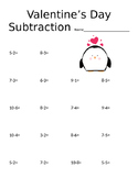 Valentine's Day Subtraction