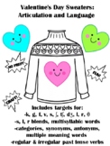 Valentine's Day Sweater Craft: Articulation & Language Targets