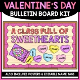 Valentine's Day Sweethearts Bulletin Board & Name Tags | C