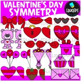 Valentine's Day Symmetry Clip Art Set {Educlips Clipart}