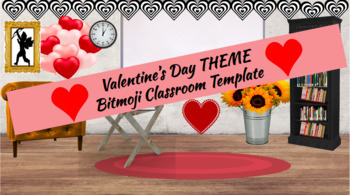 Preview of Valentine's Day THEME Bitmoji Templates