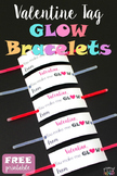 Valentine's Day Tag Glow Bracelets