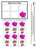 Valentine's Day - Task Box Mat 1:1 Object Matching #60Cent
