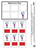 Valentine's Day - Task Box Mat 1:1 Object Matching #60Cent