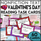 Valentine's Day Nonfiction Reading Task Cards