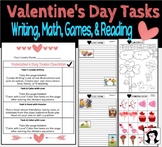 Valentine's Day Tasks, Cards, Games, Activity