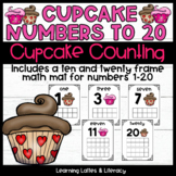 Valentine's Day Ten Frames Counting Math Numbers 1-20 Vale