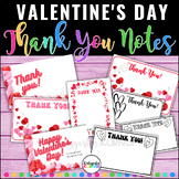 Valentine's Day Thank You Notes | EDITABLE Thank You Notes Cards