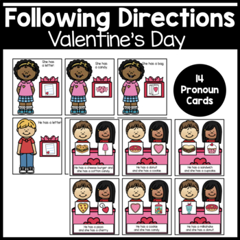 Valentine's Day Theme: Following Directions Interactive Book | TpT