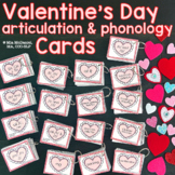 Valentine's Day Themed Articulation and Phonology Cards