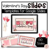 Valentine's Day Themed Google Slides Templates: February |