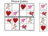 Valentine's Day Themed Picture Sudoku Preschool Educationa