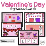 Valentine's Day Themed Preschool Boom Cards™ for Distance 