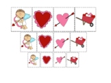 Valentine's Day Themed Size Sorting Preschool Educational 