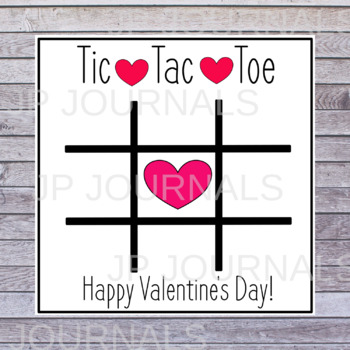 Valentine S Day Tic Tac Toe Game Printable By Jp Designs Tpt