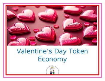 Preview of Valentine's Day Token Economy - 3 AND 5 Task