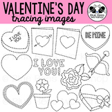 Valentine's Day Tracing Clip Art