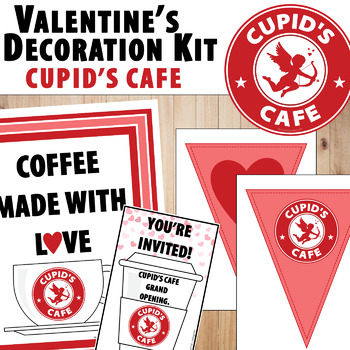 Preview of Valentine's Day Transformation - Cupid's Cafe Decor Kit & Book Tasting