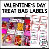 Valentine's Day Treat Bag Labels, Rewards, Snack Toppers, 