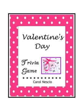 Preview of Valentine's Day Trivia Game ♥ FREE ♥