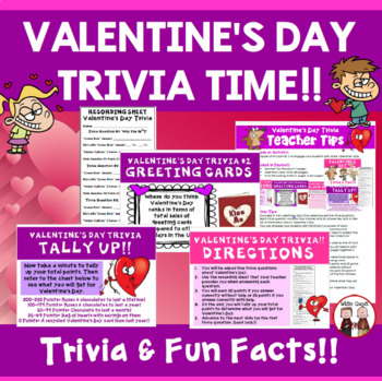 Valentine S Day Trivia Game Activity And Fun Facts By Wise Guys Tpt