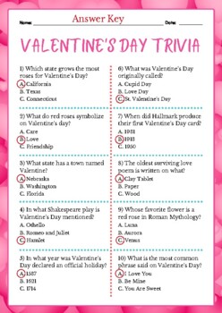 55 Best Valentine's Day Trivia Questions With Answers for 2024