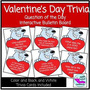 Valentine S Day Trivia Questions Of The Day By Middle School Bookworm