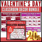 Valentine's Day Ultimate Classroom Decor Bundle | Bulletin