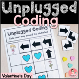 Valentine's Day Unplugged Coding Activity for Beginners (English and French)