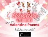 Valentine's Day Valentines & Poems Kids Love to Write!