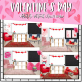 Valentine's Day Virtual Classroom Templates | Bitmoji Vale