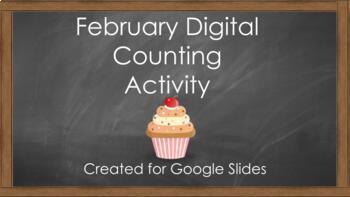 Preview of Valentine's Day Virtual Counting Activity
