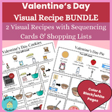 Valentine's Day Visual Recipe Bundle|Recipes, Sequencing C
