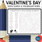Valentine's Day Word Search and Vocabulary Activities