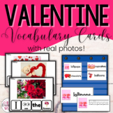 Valentine's Day Vocabulary Cards! - Real Photos!