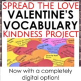 Valentine's Day Vocabulary Project for Secondary ELA