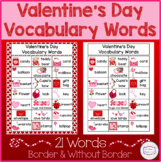 Valentine's Day Vocabulary Words