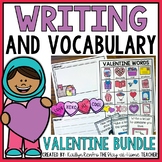 Valentine's Day Vocabulary and Writing BUNDLE